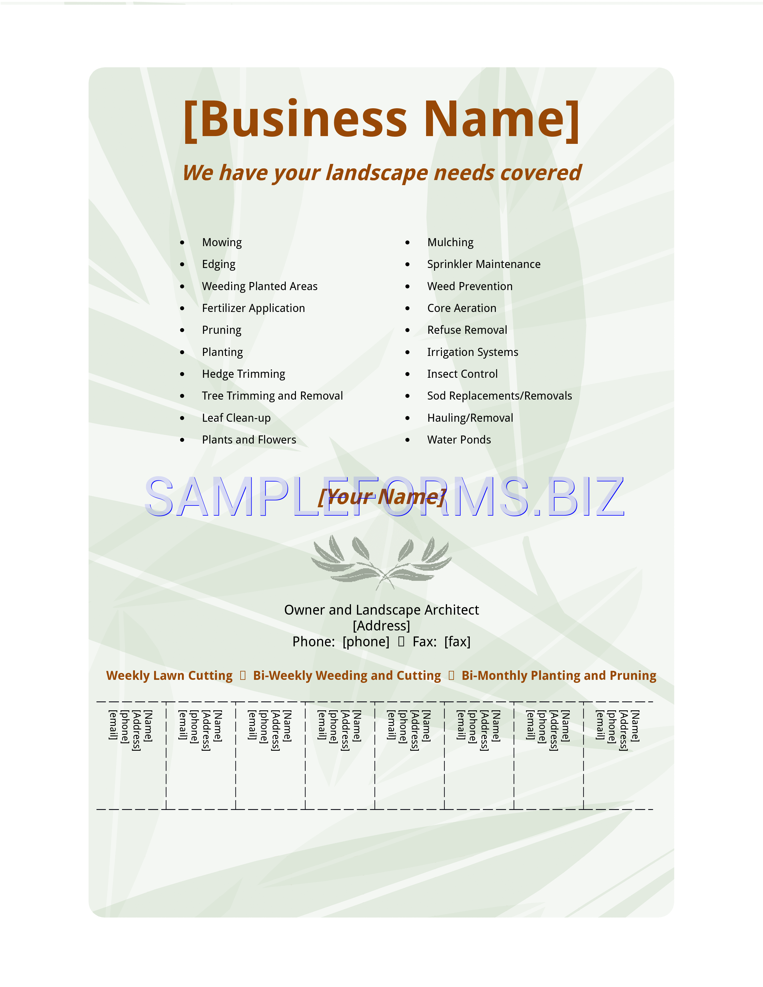 Preview free downloadable Business Flyer 3 in PDF (page 1)