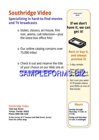 Business Flyer Template 3 dot pdf free